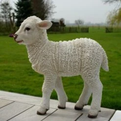 ESSCHERT DESIGN Lam Beeld - H 30 Cm 9 ESSCHERT DESIGN Lam Beeld - H 30 Cm -Tuin Series Winkel 1523283403 3 600