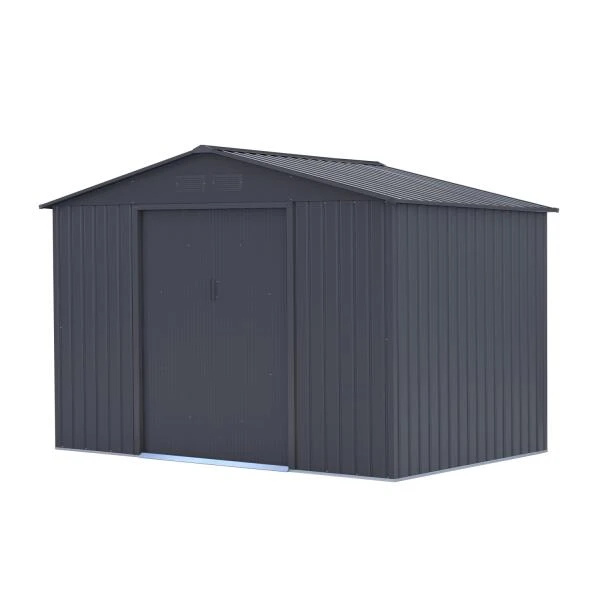 Sinolily Archer C Tuinhuis Met Dubbele Schuifdeur - 5,29 M² - Antraciet 3 Sinolily Archer C Tuinhuis Met Dubbele Schuifdeur - 5,29 M² - Antraciet