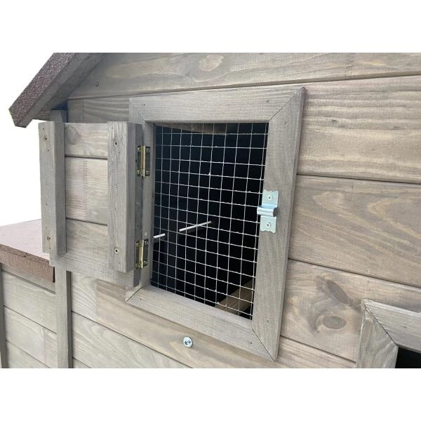 Kippenhok Chalet Flora Met Legnest - 126 × 62 × 107 Cm 6 Kippenhok Chalet Flora Met Legnest - 126 × 62 × 107 Cm - Afbeelding 4