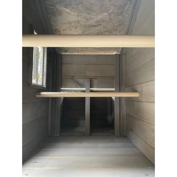 Kippenhok Chalet Flora Met Legnest - 126 × 62 × 107 Cm 8 Kippenhok Chalet Flora Met Legnest - 126 × 62 × 107 Cm - Afbeelding 6