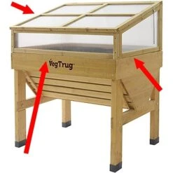 Vegtrug Koude Bak Opbouw - 100 Cm -Tuin Series Winkel koude bak voor vegtrug 1 m 1519223964 3 600