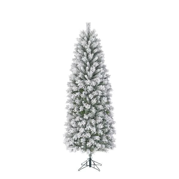 Kunststof Kerstboom Chandler Slim Frosted Black Box - 215 Cm 6 Kunststof Kerstboom Chandler Slim Frosted Black Box - 215 Cm - Afbeelding 4