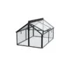 Vitavia Gaia Jumbo Miniserre Aluminium Zwart - 83 × 119 Cm - 0,99 M² -Tuin Series Winkel miniserre gaia jumbo gehard glas 1660739251 1 600