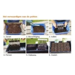 Gegalvaniseerde Pottenpers - 5 Potjes Van 38 Mm 5 Gegalvaniseerde Pottenpers - 5 Potjes Van 38 Mm -Tuin Series Winkel pottenpers 5 x 38 mm 1484055151 2 600
