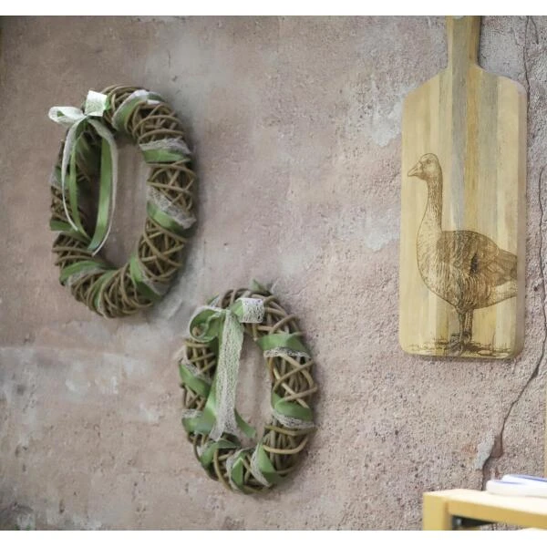 Rattan Krans Ø 70 Cm 3 Rattan Krans Ø 70 Cm - Afbeelding 2