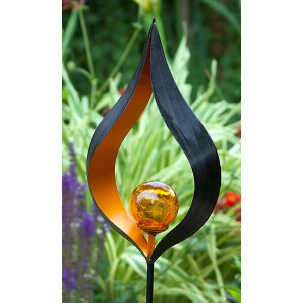 Solarlicht Teardrop - Bronskleurig 4 Solarlicht Teardrop - Bronskleurig - Afbeelding 2