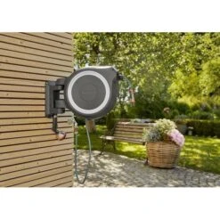Wandslangenbox GARDENA RollUp Wit - M/L - 25 M -Tuin Series Winkel wandslangenbox gardena rollup wit ml 1651154526 3 600