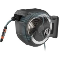 Wandslangenbox GARDENA RollUp Wit - M/L - 25 M -Tuin Series Winkel wandslangenbox gardena rollup wit ml 1651154526 5 600